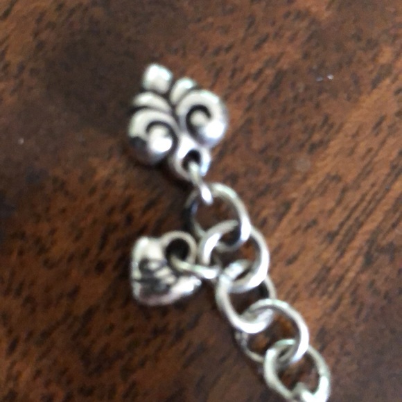 Brighton Swarovski Bali Bead Ball Silver Bracele_vintage-HTF - Picture 5 of 10